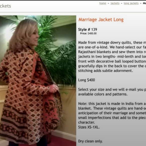 Janet Egan long jacket, unique look, Size M (6/8) - Picture 13 of 14